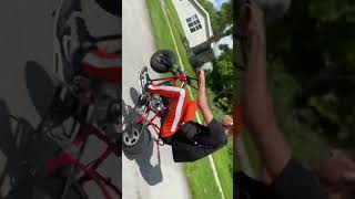 Mini bike wheelies from most wanted mini bike sqaud minibiketommy521 ​⁠inthelifewithdaedae [upl. by Sokin816]