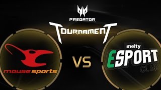 Mousesports vs Melty eSport  Predator Tournament  Petite finale  Game 3 [upl. by Arahas73]