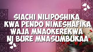 Niacheni Nijivune  SABAH SALUMVideo lyrics 4Ktaarab [upl. by Alyl]