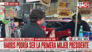 Elecciones en EEUU 2024 ¿Cuánto sale comer un pancho en Nueva York [upl. by Fernald]