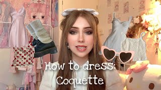 How to dress COQUETTE  Stepbystep guide ♡ [upl. by Chickie]