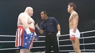 Genki Sudo JAPAN vs Butterbean USA  FIGHT HIGHLIGHTS [upl. by Alrahs]