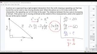 Applications of the Derivative Lecture 16  Related Rates [upl. by Okime417]