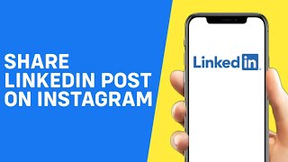 How to Share Linkedin Post on Instagram  Quick And Easy [upl. by Neufer]