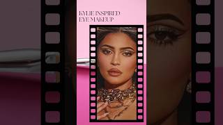 Kylie Jenner Inspired Eye Makeup Tutorial Step by Step😍shortstrendviralmeesho fashioncelebrity [upl. by Naujd]