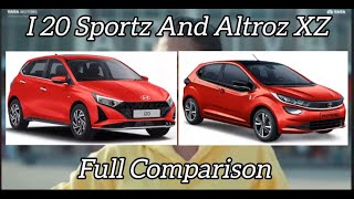 Tata Altroz Vs Hyundai i20 Full Detailed Comparison 2023 Model i20 sportz Vs Altroz XZ altroz tata [upl. by Otsedom]