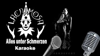 ►Lacrimosa  Alles unter Schmerzen KARAOKEInstrumental [upl. by Hammel]