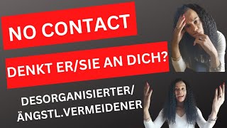 NO CONTACT mit dem DESORGANISIERTENÄNGSTLVERMEIDENDEN hat ersie dich schon vergessen [upl. by Naor]