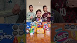 Sebastian YATRA Probando DULCES MEXICANOS 🇨🇴🤝🇲🇽 SebastianYatra sisomosgemelos yatra [upl. by Josiah]