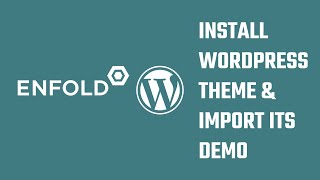 Install the Best WordPress theme and import its demo  Enfold  2023 WordPress 4 [upl. by Nnylecyoj]