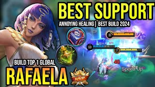 RAFAELA BEST BUILD 2024  BUILD TOP 1 GLOBAL RAFAELA GAMEPLAY  MOBILE LEGENDS✓ [upl. by Hooge]