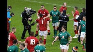 Final Whistle Wales celebrate as they win the Grand Slam  Guinness Six Nations [upl. by Domingo213]