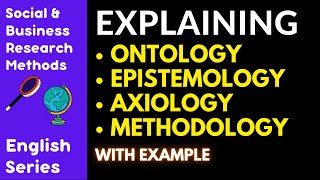 ONTOLOGY EPISTEMOLOGY AXIOLOGY METHODOLOGY [upl. by Emylee]