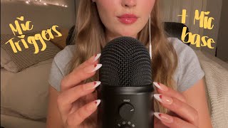 ASMR bare mic tapping scratching amp cupping top base buttons [upl. by Ittak]