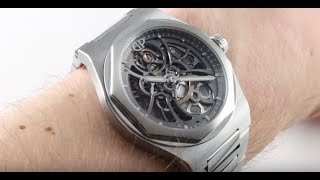 GirardPerregaux Laureato Skeleton 810151100111A Luxury Watch Review [upl. by Atiek]