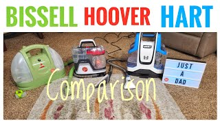 Bissell Little Green vs Hoover Clean Slate vs Walmart Hart Carpet Spot Cleaner Comparison [upl. by Mcintyre]