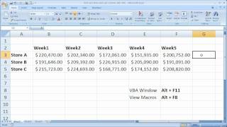 Excel Macro VBA Tip 17  Find Last Row and Last Column with VBA [upl. by Ordnasil126]