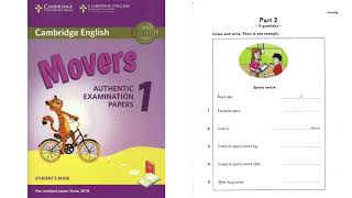 Movers authentic 1 Test 1  Authentic Examination Papers  Listening Test 1  Cambridge English [upl. by Comyns]