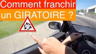 COMMENT FRANCHIR UN RONDPOINT  Giratoire [upl. by Kasper654]