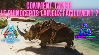 COMMENT TAMER LE RHINOCEROS LAINEUX FACILEMENT  DANS ARK ASCENDED [upl. by Llekim867]