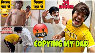 Copying My Angry Dad 😂 Prank Gone wrong ❌  Skater Rahul [upl. by Persis]