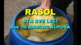 RASOL  ŠTA SVE LEČI Sok Od KISELOG KUPUSA [upl. by Anayaran]