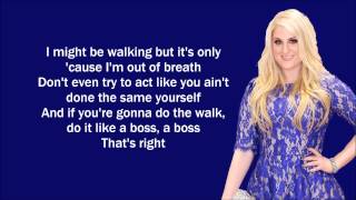 Meghan Trainor  Walkashame Lyric Video [upl. by Arakahs571]