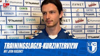 „Ich freue mich wieder auf dem Platz zu sein“  Kurzinterview mit Jean Hugonet [upl. by Lisette]