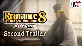 ROMANCE OF THE THREE KINGDOMS 8 REMAKE  Second Trailer [upl. by Llerahs]