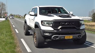 Dodge RAM 1500 TRX 62L Supercharged Hemi V8  Drag Races Exhaust Sounds amp Accelerations [upl. by Melania]