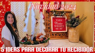 5 Ideas para Navidad Decoracion Navideña 2024 🤗 Christmas Decor Ideas [upl. by Rim]