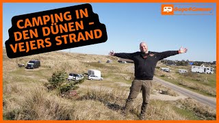 Campingplatz Vejers Strand  Naturcamping in den Dünen direkt an der Nordsee Blåvand  Dänemark [upl. by Leur]