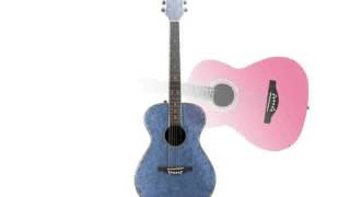 Daisy Rock Debutante Junior Miss Short Scale Acoustic Guitar [upl. by Cirilo]