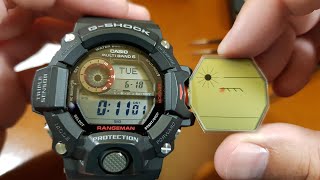 Casio GShock GW94001ER RANGEMAN  wymiana wyświetlacza PL [upl. by Aleemaj]