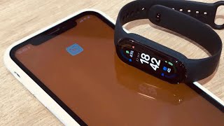 Xiaomi Mi Band 6  How to connect and Change language [upl. by Hamilah76]