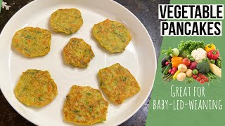 Vegetable Pancakes For Babies  Pancake For Baby  Baby Food [upl. by Giarg610]