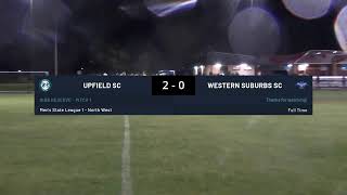 Upfield SC v Western Suburbs SC [upl. by Ynoble]