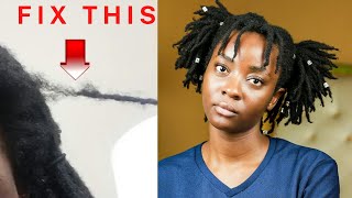 4 REASONS WHY YOUR LOCS ARE THINNING AT THE ROOT AND HOW TO FIX IT [upl. by Jareen991]