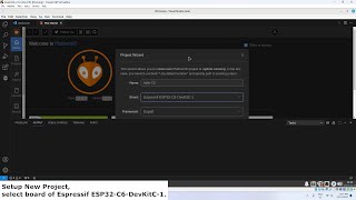 Install PlatformIO on Visual Studio Code to program ESP32C6 in ESPIDF [upl. by Broucek676]