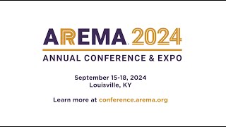 AREMA 2024 Annual Conference amp Expo [upl. by Garibull]