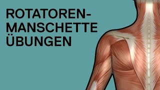 ROTATORENMANSCHETTE ÜBUNGEN ohne Geräte auch gegen Schulterschmerzen [upl. by Ahsin]