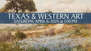 Texas amp Western Art  Live Auction [upl. by Bulley]