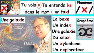 Son du phonème x et écriture du graphème x  Français cp ce1  32 [upl. by True]