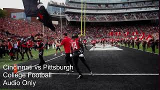 LIVE Cincinnati Bearcats  Pittsburgh Panthers  College Football AUDIO ONLY [upl. by Sosthenna]