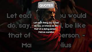 🏛️ Marcus Aurelius Quote quotLive as if Every Action is Your Lastquot ⚖️  Stoic Wisdom quotes shorts [upl. by Leitnahs711]