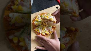 No oven no yeast no maida pizza healthy pizza wheat pizza👌😋 youtubeshorts food [upl. by Welker385]