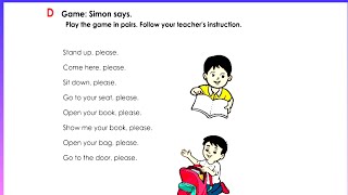 Class 1 english unit 3 page 69  Classroom instructions 2  Lesson 2  ১ম শ্রেণির  New Book 2024 [upl. by Purvis]