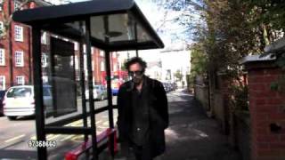 Tim Burton near his home in London on Mar 1 2010 Belsize Park [upl. by Parcel809]