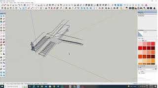 Free Stairs in SketchUp with 1001bit toolssketchuptutorial [upl. by Miru483]