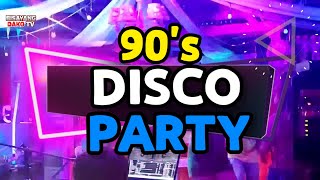 BEST 90s DISCO PARTY  NONSTOP PARTY MIX  DJ JORDAN [upl. by Wallace]